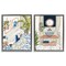 Stupell Industries Boho Chic Bathroom 2 pc Framed Floater Canvas Wall Art Set Design by Yvette St. Amant